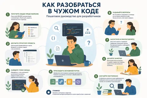 Как разобраться в чужом коде: пошаговое руководство для разработчиков